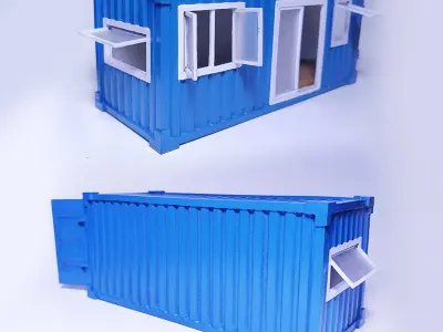 Contener House 3D Printing Model 3D print model