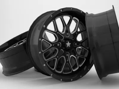 4 LUG MSA M45 Low-poly 3D model