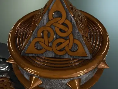 Celtic Axe 3D model