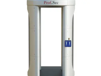 Airport X-ray Full Body Low-poly 3D model