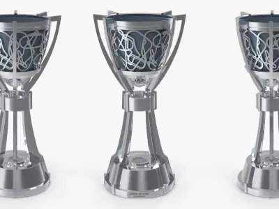 Racing Trophies Collection 3D model