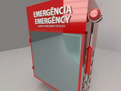 Emergency box 3D model