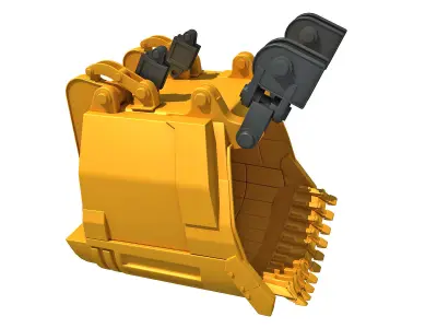 Excavator Bucket 3D model buy