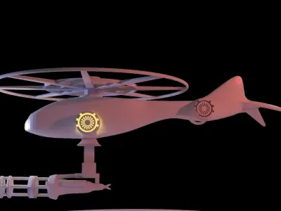 Hitech Drone 3D model