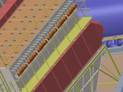 asphalt plant 160 tons -hour complete project 3D model