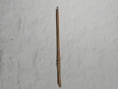 Matchlock musket or arquebus Free 3D model