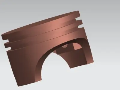 Piston Free 3D model Polygon mesh