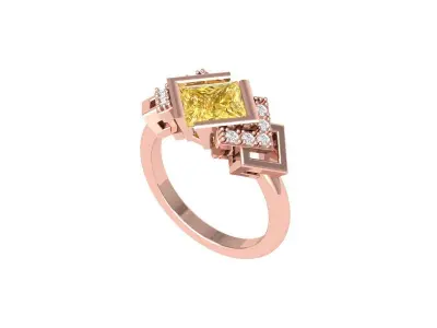 Wedding Ring  3D print model 324