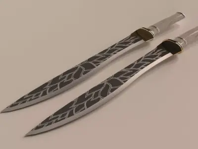 Elf Sword 3D model