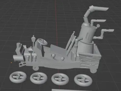 wacky races look like - the arkansas chuggabug 3D print model
