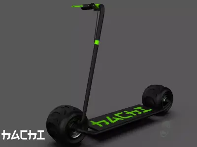 Scooter hitch electric 3D model