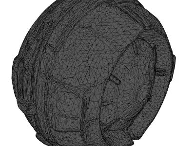 Futuristic Energy Shield Generator 3D model get