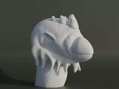 Angry Bird Bust - Chicken Bust - Peacock Figure - Cockerel Free 3D print model