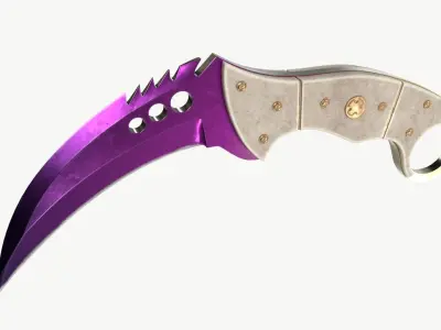 Talon Knifes Set 3D model