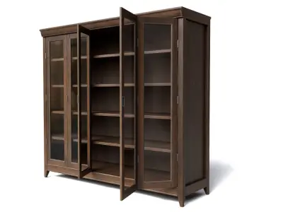  vintage cabinet Low-poly 3D model