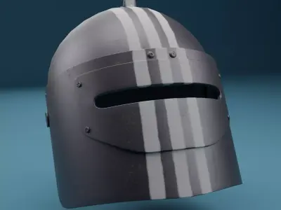 helmet Mask-1Sch 3D model
