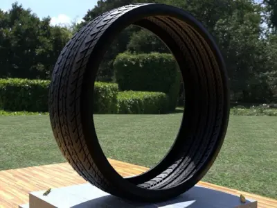 ORTAS TIRE NO 21 GAME READY Low-poly 3D model