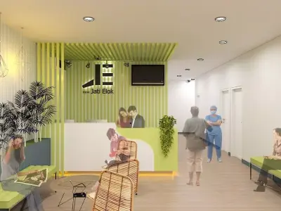 Clinic Interior and Exterior 3D model