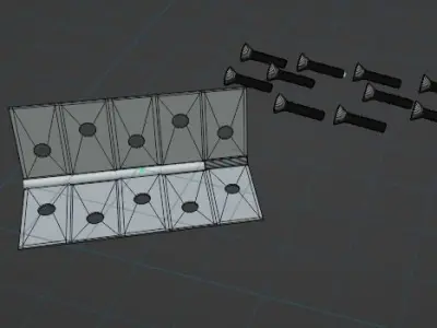 Door parts 3D model purchase