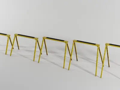 Foldable Sawhorse  3D model