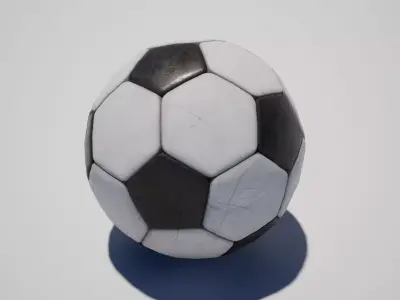 Football Low-poly 3D model shop