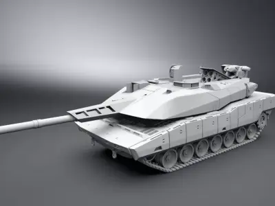 kf51 Panther Scale model 3D print model