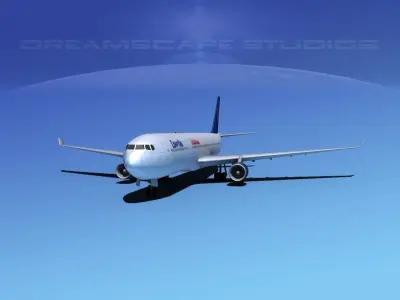 Airbus A330-300 Egypt Air 3D model