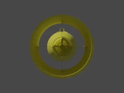 British Explosive Ordnance General Purpose 250 lb Bomb Mk I Low-poly 3D model