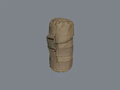 Bottle pouch Low-poly 3D model purchase