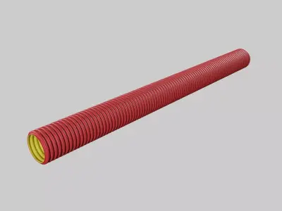 Electric pipes highpoly 3D model