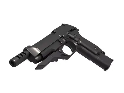 Beretta 93R  3D print model