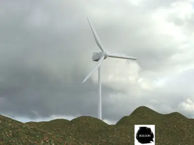 Wind Rouse - Energy - Turbine 3D model