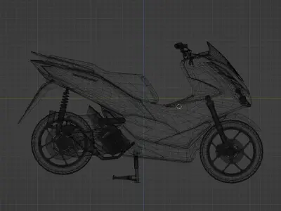 HONDA PCX 2022 3D model