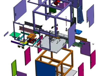 Fully Automatic Precision Turning Machine  3D model