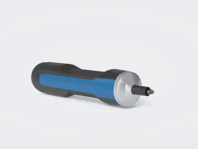 High-Quality 3D Model of Electric Screwdriver 3D model