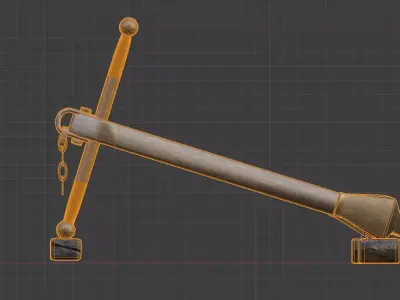 Anchor metal hammer Free 3D model