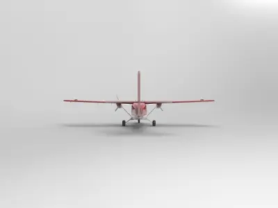  DHC-6 Twin Otter Airplane 3D model