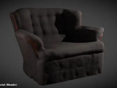 Grandmas Ugly Chair 3D model