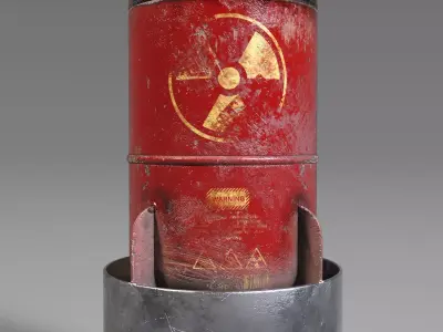 Nuclear BOMB Low-poly 3D model purchase