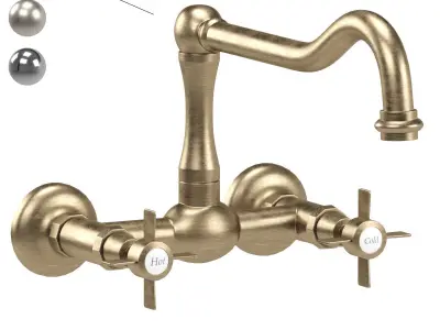 OFFICINE GULLO kitchen faucet collection 3D model