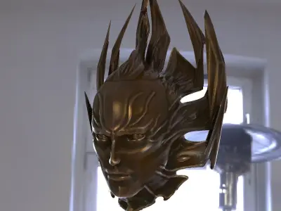Helmet Mask occult 3D model