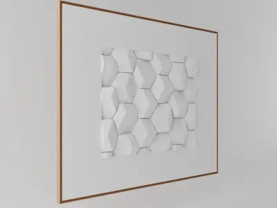 Big Painting - Minimalist Design Free 3D model