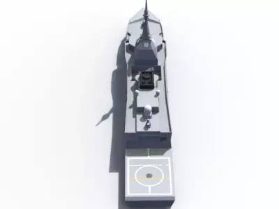 FDI Frigate for 3d Print miniature 3D print model