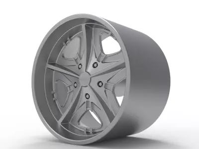 FOOSE KNIGHT  WHEEL 3D PRINT MODEL 3D print model