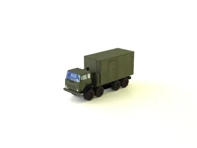 Ural-5323 S-400 Command Center PBU 55K6E Low-poly 3D model purchase