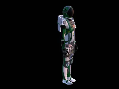 Astronaut Spacesuit Portugal 3D model
