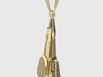  Space Ship v2 Pendant 