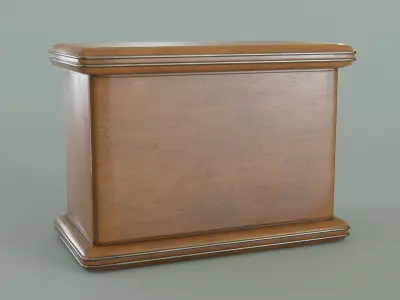 Vintage Radio Low-poly 3D model