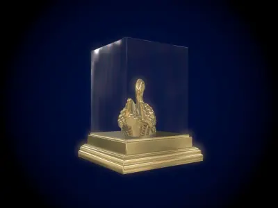 Gold Swan 3D model