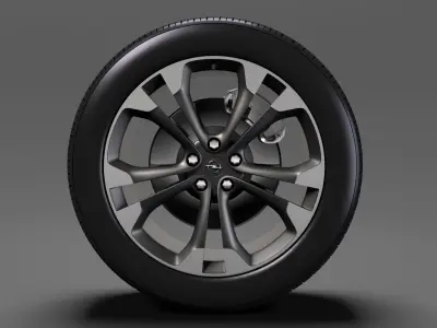 Opel Cascada wheel 2017 3D model